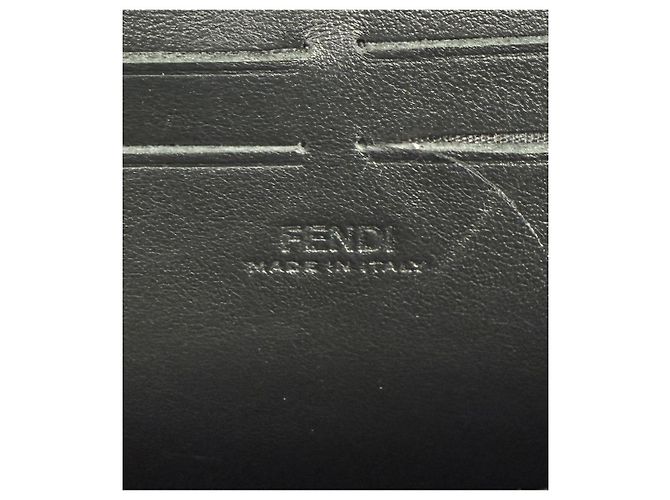 Fendi Borsa a tracolla Baguette Trunk Juka Nera Nero - vista 10