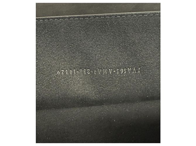 Fendi Borsa a tracolla Baguette Trunk Juka Nera Nero - vista 11