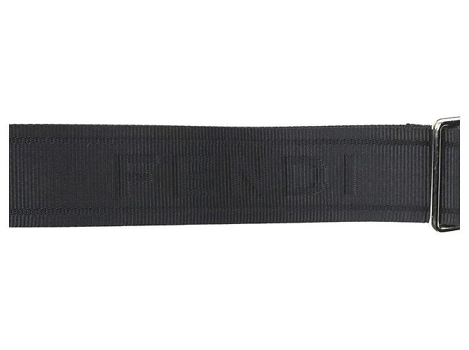 Fendi Borsa a tracolla Baguette Trunk Juka Nera Nero - vista 5