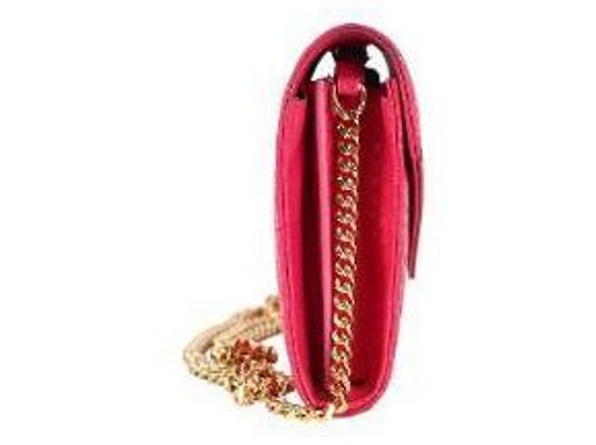 Saint Laurent Borsa a tracolla WOC in pelle rosa - vista 2