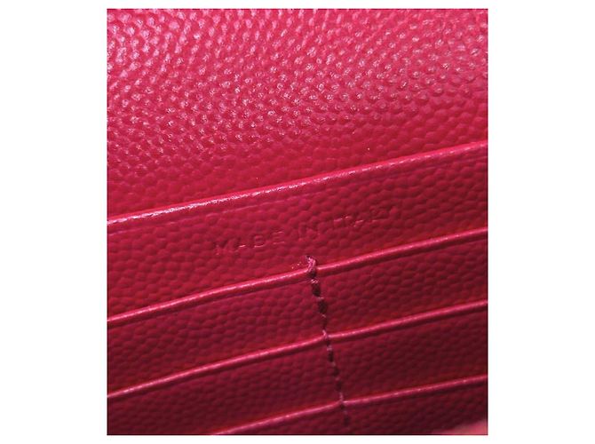 Saint Laurent Borsa a tracolla WOC in pelle rosa - vista 7