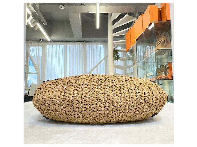 Gucci Borsa a spalla con catena Raffia Marmont oro beige Marrone - vista 5