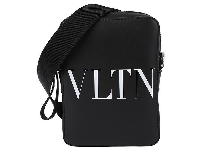 Valentino Piccola borsa a tracolla da uomo con logo Nero - vista 3