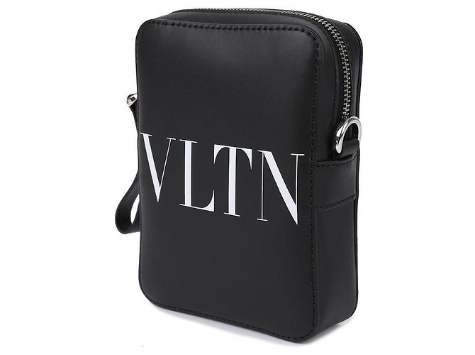 Valentino Piccola borsa a tracolla da uomo con logo Nero - vista 4