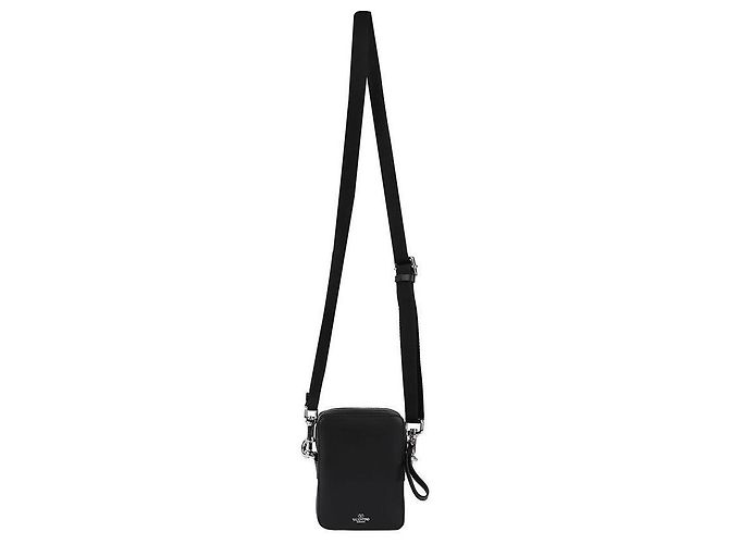Valentino Piccola borsa a tracolla da uomo con logo Nero - vista 5