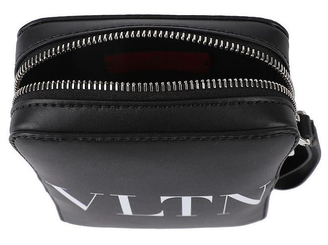 Valentino Piccola borsa a tracolla da uomo con logo Nero - vista 7
