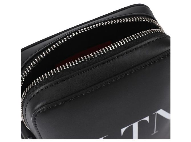 Valentino Piccola borsa a tracolla da uomo con logo Nero - vista 8