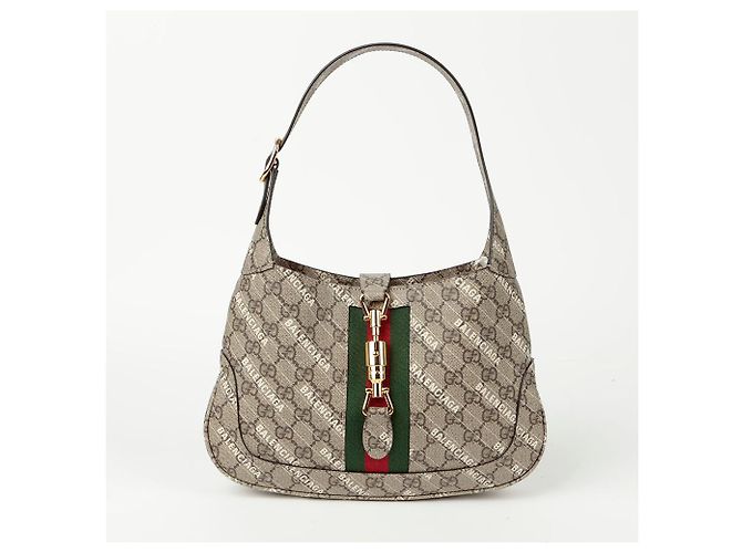 Gucci Jackie Small Hobo Shoulder Bag Brown - view 2