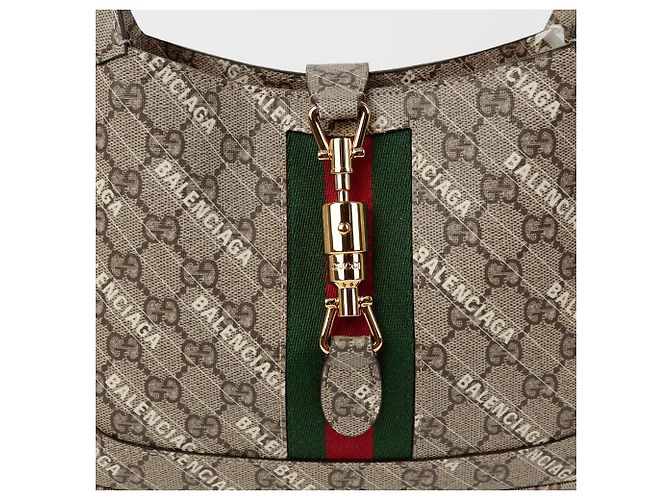 Gucci Jackie Small Hobo Shoulder Bag Brown - view 3