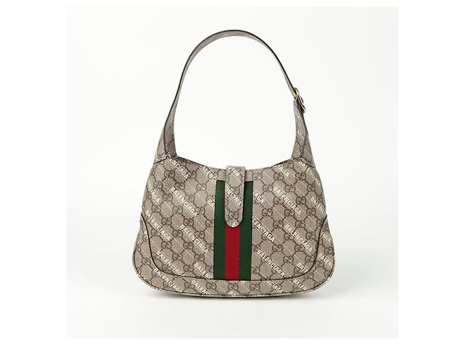 Gucci Jackie Small Hobo Shoulder Bag Brown - view 4