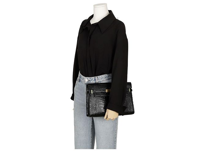 Saint Laurent Borsa a spalla media Manhattan - vista 12