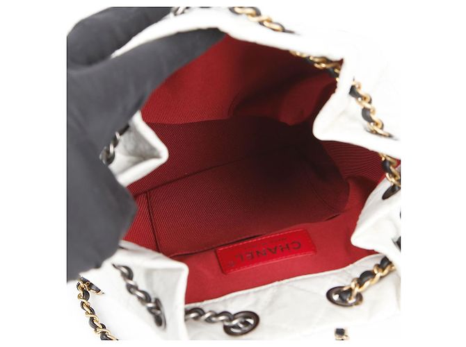 Chanel Gabrielle Small Backpack White - view 10