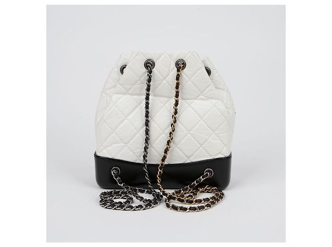 Chanel Gabrielle Small Backpack White - view 4