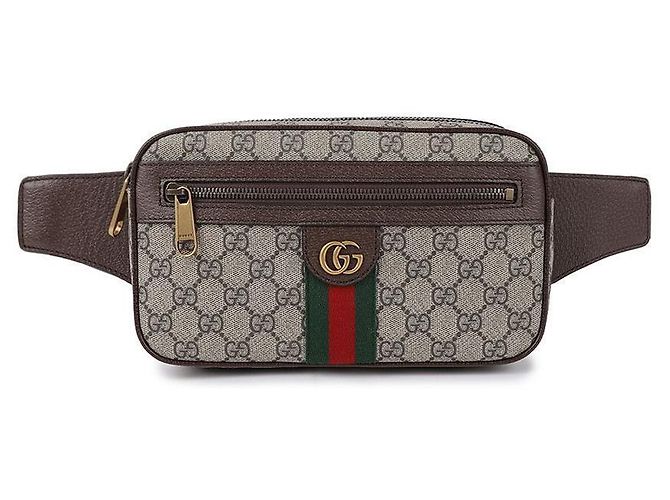Gucci Marsupio Marrone - vista 3
