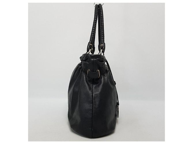 Salvatore Ferragamo Borsa a spalla in pelle nera - vista 3