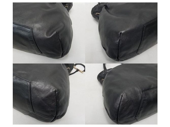 Salvatore Ferragamo Borsa a spalla in pelle nera - vista 8
