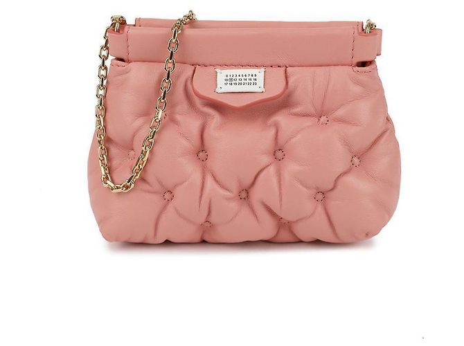 Maison Martin Margiela Borsa a spalla a catena Glam Slam Classic Baby per donne Arancione - vista 3