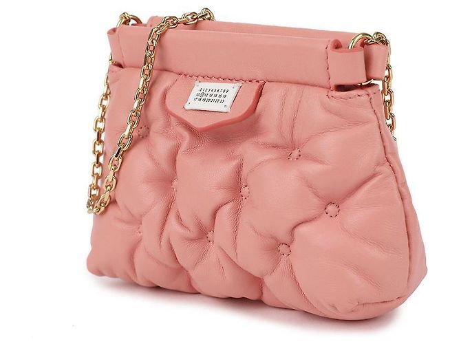 Maison Martin Margiela Borsa a spalla a catena Glam Slam Classic Baby per donne Arancione - vista 4