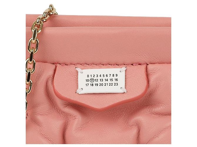 Maison Martin Margiela Borsa a spalla a catena Glam Slam Classic Baby per donne Arancione - vista 7