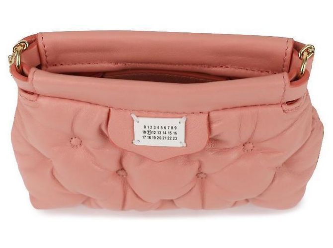 Maison Martin Margiela Borsa a spalla a catena Glam Slam Classic Baby per donne Arancione - vista 8