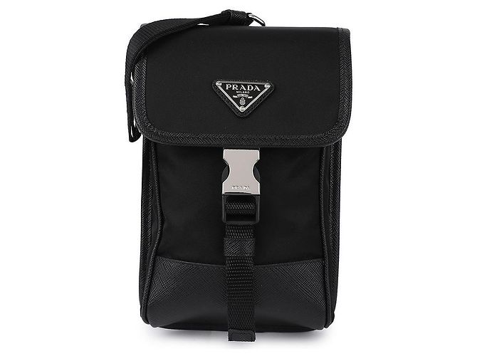 Prada Borsa porta telefono in Re-Nylon Nero - vista 3