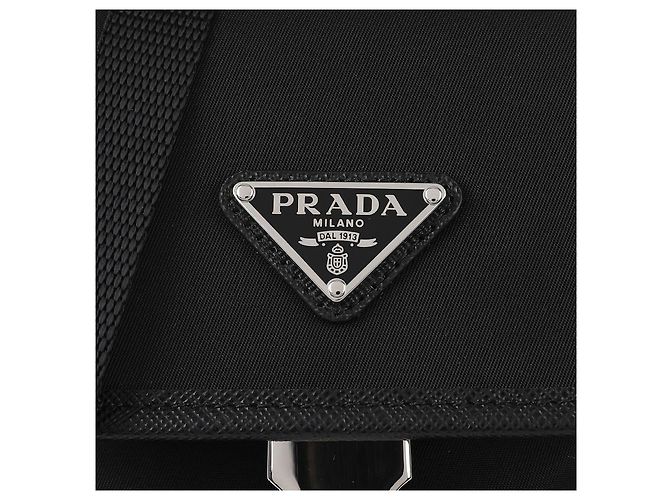 Prada Borsa porta telefono in Re-Nylon Nero - vista 9