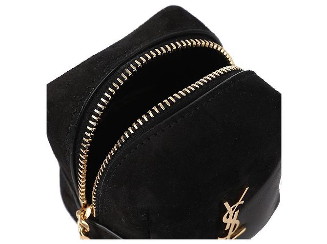 Saint Laurent Lammleder Jamie Charm Tasche Schwarz - Ansicht 8