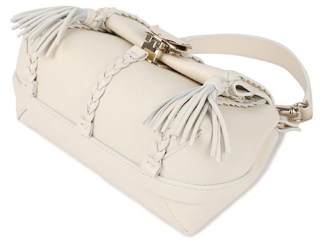 Chloé Mini borsa a spalla morbida Bianco - vista 6