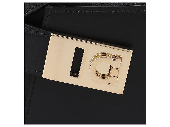 Salvatore Ferragamo Borsa Hobo a tracolla Nero - vista 9
