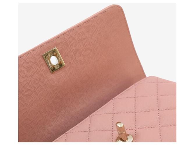 Chanel Coco Handle Caviar Piccolo Rosa Oro - vista 5