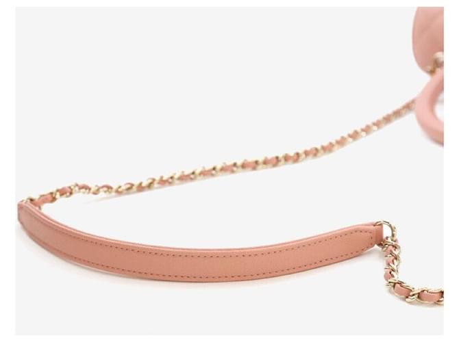 Chanel Coco Handle Caviar Piccolo Rosa Oro - vista 6