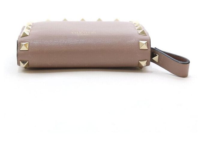 Valentino Billetera Compacta Rockstud Rosa Indie - vista 4
