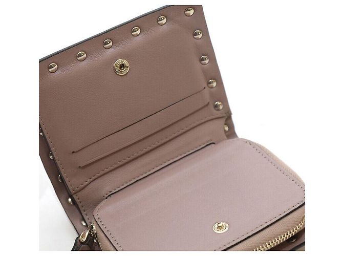 Valentino Billetera Compacta Rockstud Rosa Indie - vista 5