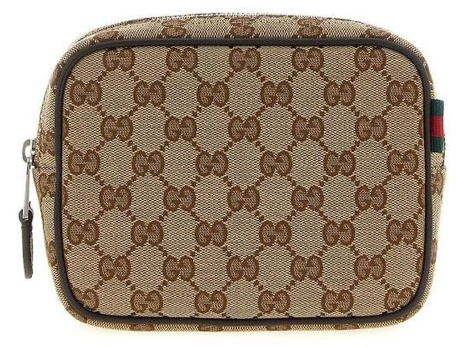Gucci Borsa Mini in Tela FAEON Marrone - vista 4