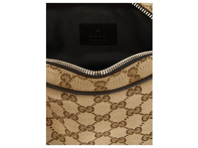 Gucci Borsa Mini in Tela FAEON Marrone - vista 7