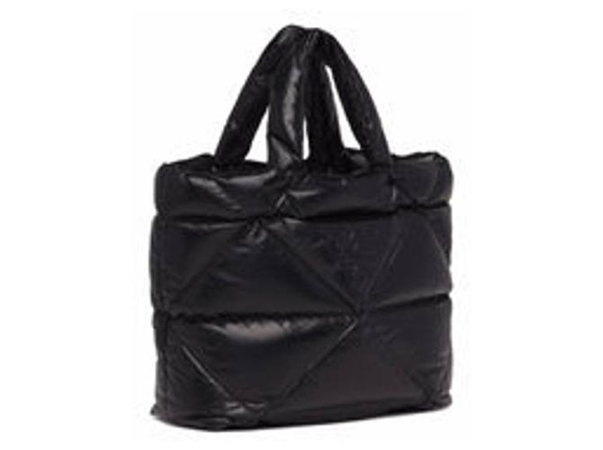 Prada Borsa tote in pelle nappa Nero - vista 6