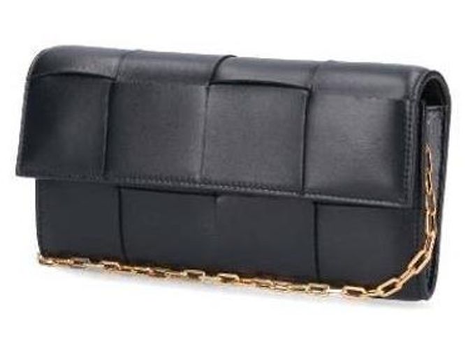 Bottega Veneta Portafoglio con catena Nero - vista 5
