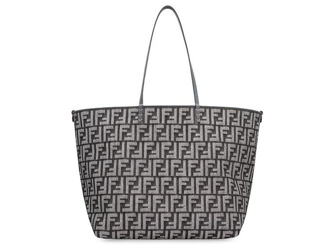 Fendi Grande Borsa Shopper in Jacquard - vista 5