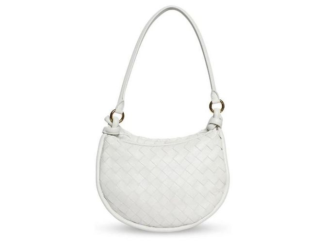 Bottega Veneta Borsa Small Jodie Bianco - vista 6