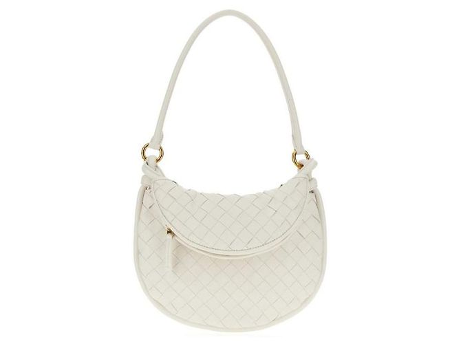 Bottega Veneta Borsa Small Jodie Bianco - vista 8