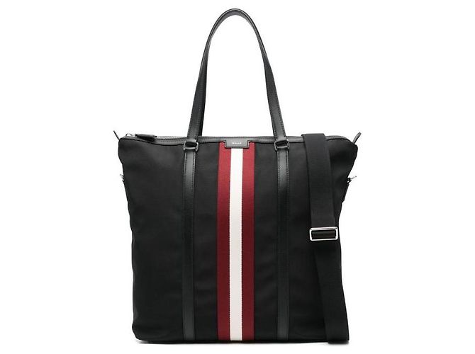 Bally Borsa tote in nylon Nero - vista 4
