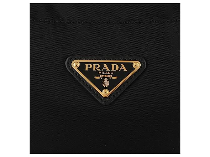 Prada Piccola borsa a secchiello in Re-Nylon Nero - vista 9