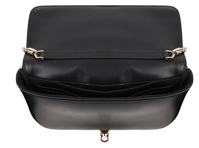 Salvatore Ferragamo Mini borsa a tracolla con catena Nero - vista 7