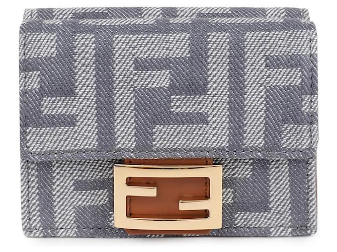 Fendi Micro Baguette Tri-fold Azul - vista 3