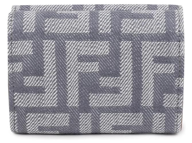 Fendi Micro Baguette Tri-fold Azul - vista 5