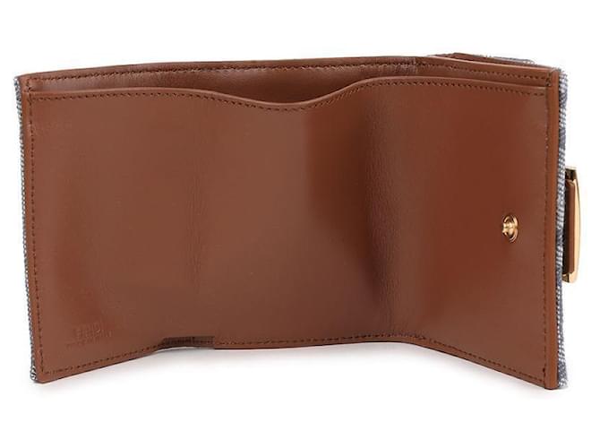 Fendi Micro Baguette Tri-fold Azul - vista 7