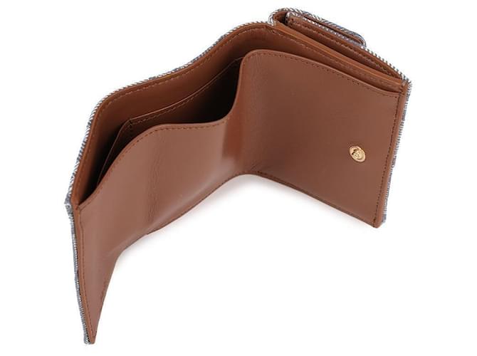 Fendi Micro Baguette Tri-fold Azul - vista 8