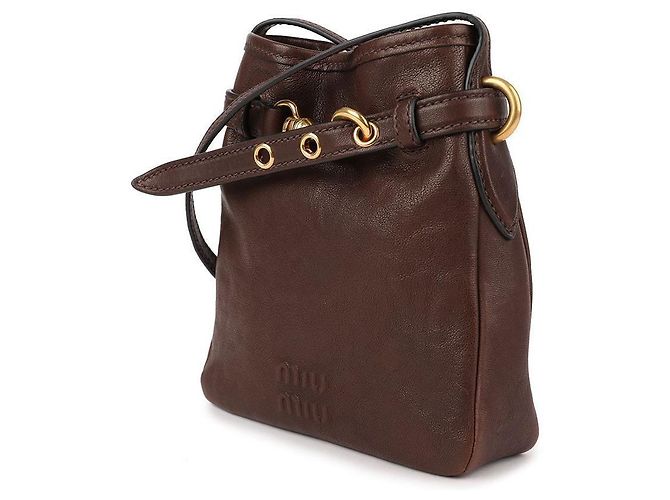 Miu Miu Pochette in pelle Nappa - vista 4