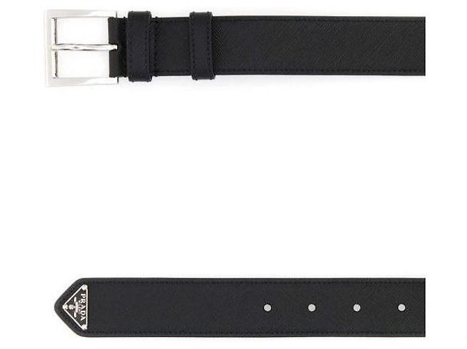 Prada Cinturón de cuero Saffiano - vista 5