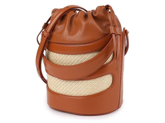 Alexander Mcqueen Rise Bucket Bag Braun - Ansicht 4